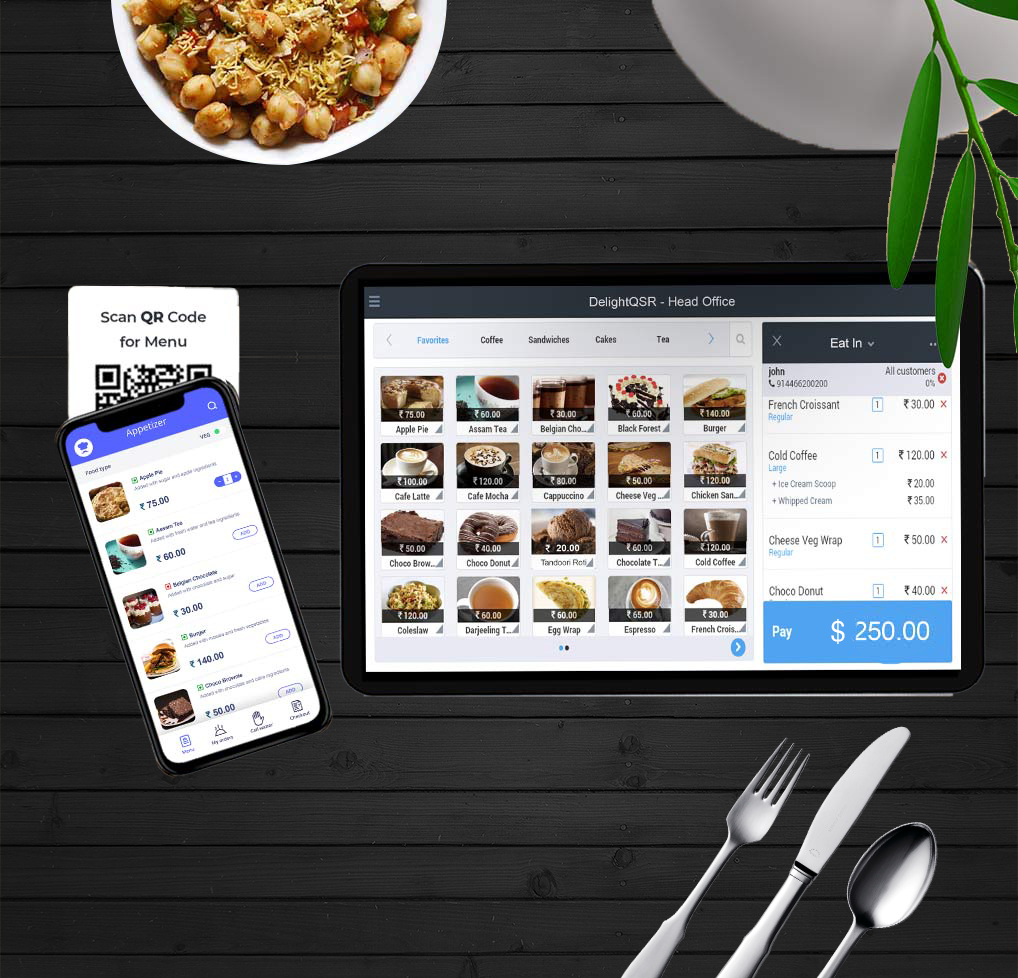 Quick service restaurant POS software