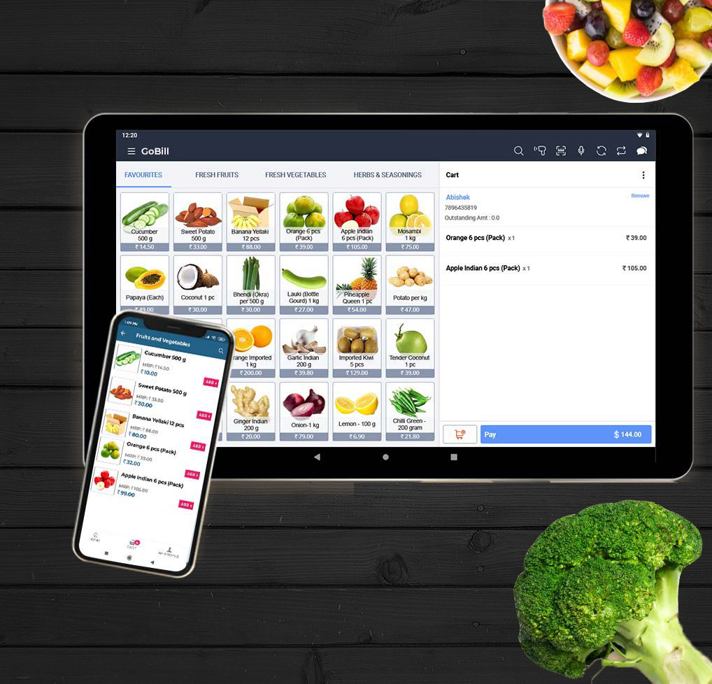 Vegetable shop billing software free