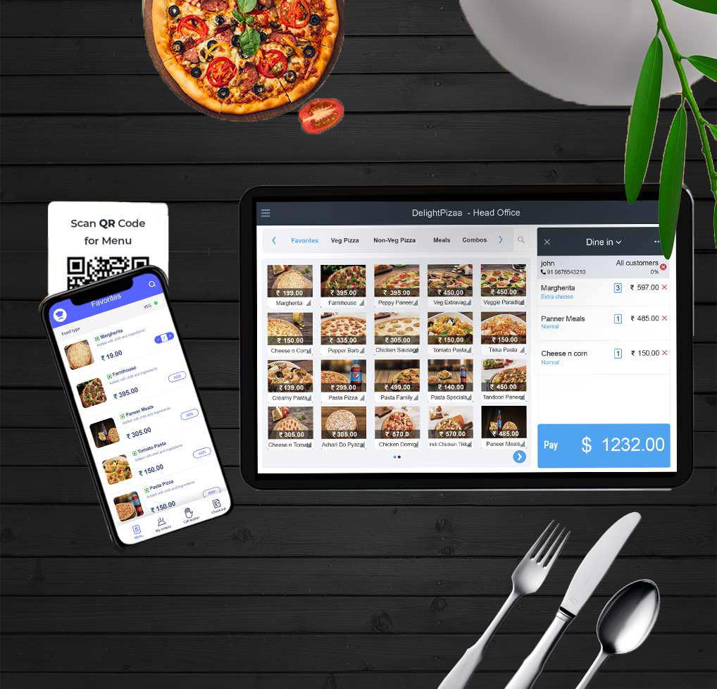 Quick service restaurant POS software