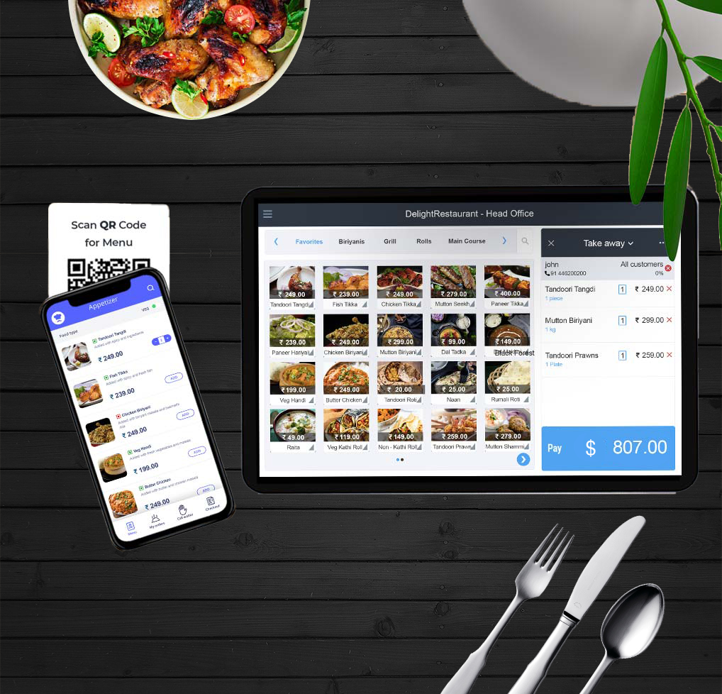 Quick service restaurant POS software